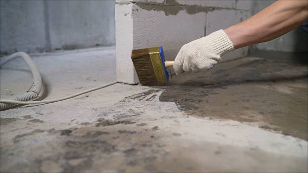 Crawl space vapor barrier installation in Burrton, KS